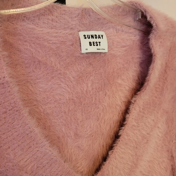 Aritzia Sunday Best Kitten V-Neck Sweater - Picture 2 of 4